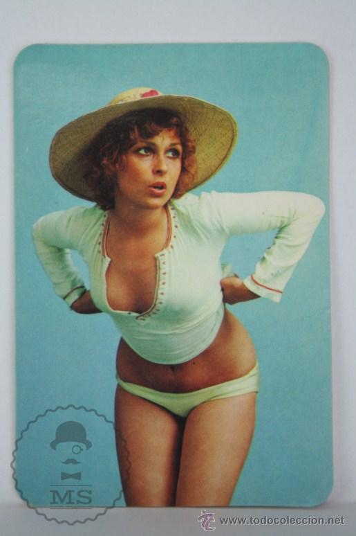 Calendars: Calendario Publicitario de Bolsillo - Chica / Chicas - A&ntilde;o 1976