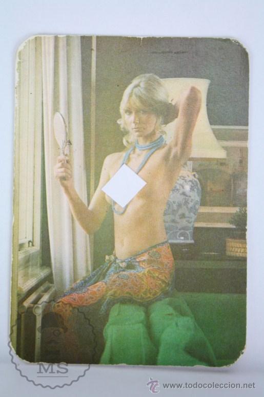 Calendriers: Calendario Publicitario de Bolsillo - Chica / Chicas Desnuda - A&ntilde;o 1978