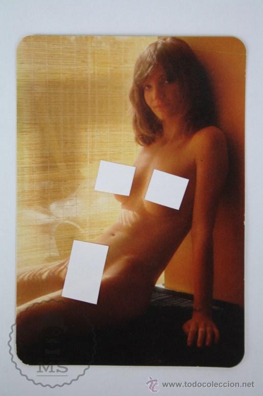 Calendriers: Calendario Publicitario de Bolsillo - Chica / Chicas Desnuda - A&ntilde;o 1978