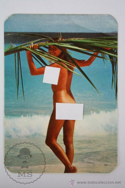 Calendriers: Calendario Publicitario de Bolsillo - Chica / Chicas Desnuda - A&ntilde;o 1978