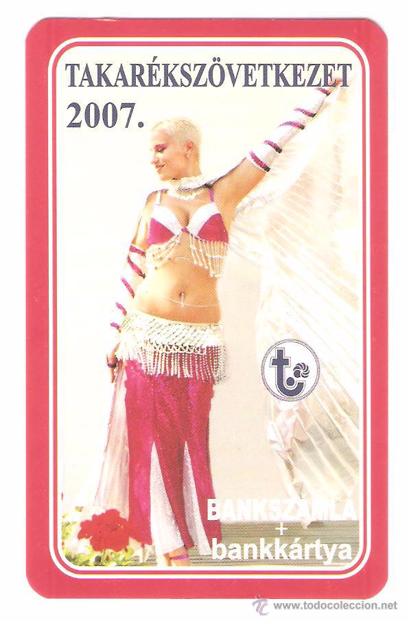 Calendriers: CALENDARIO DE BOLSILLO PUBLICITARIO DE HUNGR&Iacute;A A&Ntilde;O 2007 BANCO - CHICA
