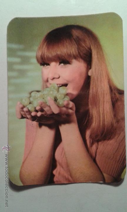 Calendriers: 1 CALENDARIO SERIADO ** CHICA ** - A&Ntilde;O 1968 --- CON PUBLICIDAD ........