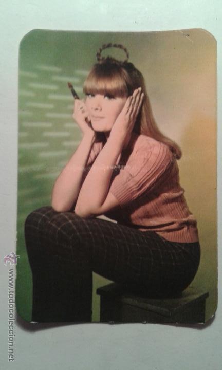 Calendars: 1 CALENDARIO SERIADO ** CHICA ** - A&Ntilde;O 1968 --- CON PUBLICIDAD ........