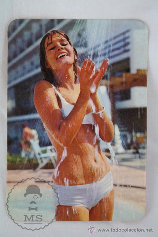 Calendars: Calendario Publicitario de Bolsillo del A&ntilde;o 1972 - Camer - Chica - Medidas 10 x 7 Cm
