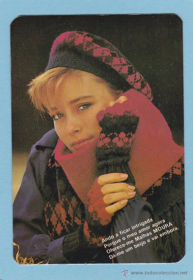 Calendars: CALENDARIIO EROTICO EXTRANJERO 1987 - CHICA CON BUFANDA ROJA