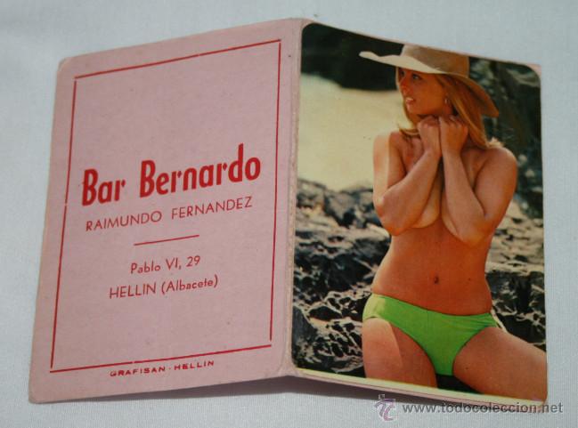 Calendriers: CALENDARIO DE BOLSILLO CHICA , PARTIDOS 1&ordf; REGIONAL, BAR BERNARDO HELLIN 1977, ALMANAQUE ANTIGUO
