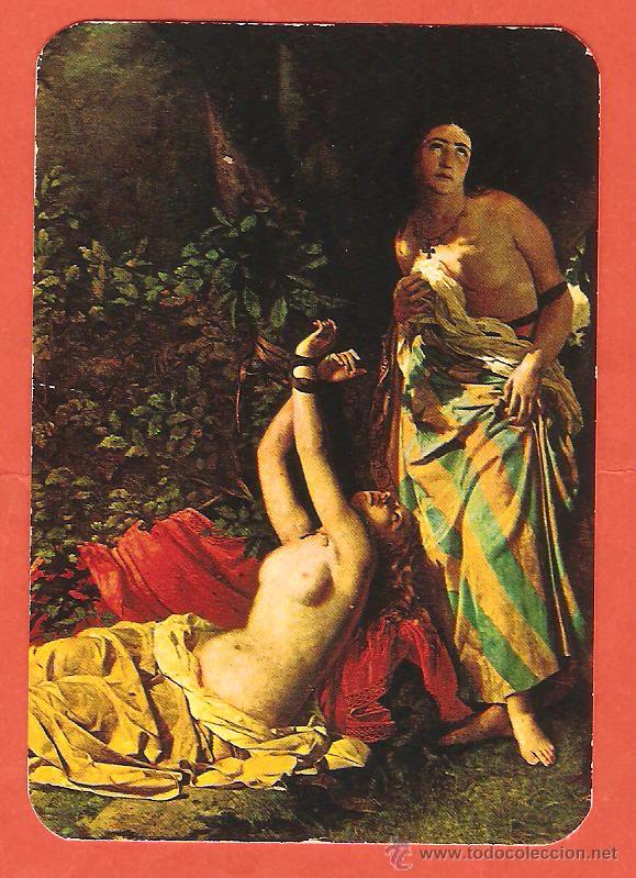 Kalender: CALENDARIO DE BOLSILLO DE SERIE DEL A&Ntilde;O 1976 PINTURA - DESNUDO - FOTO ADICIONAL DE REVERSO