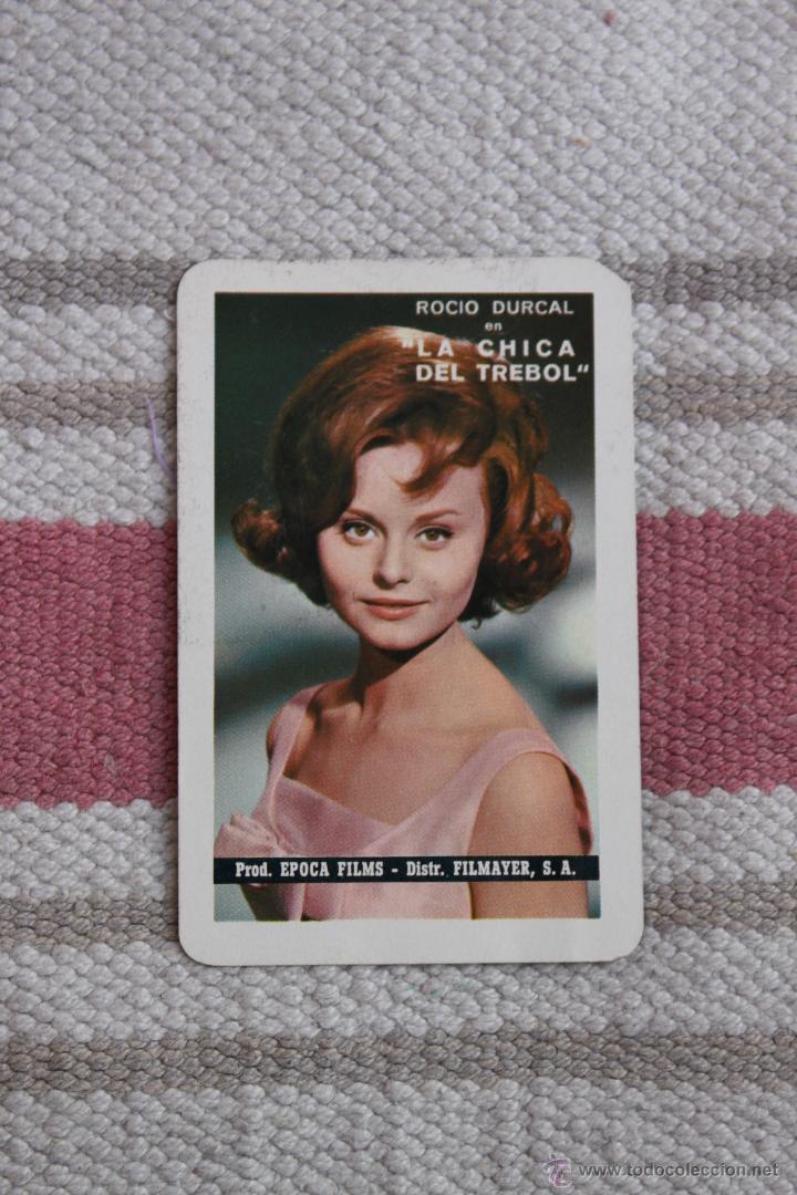 Kalender: CALENDARIO FOURNIER ROCIO DURCAL EN LA CHICA DEL TREBOL A&Ntilde;O 1964