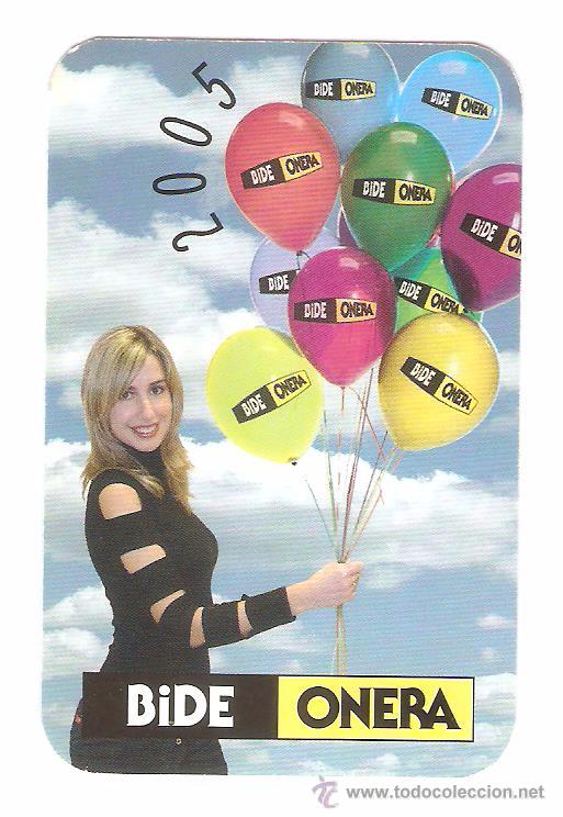 Kalender: CALENDARIO DE BOLSILLO PUBLICITARIO A&Ntilde;O  2005  CHICA -  BIDI  ONERA
