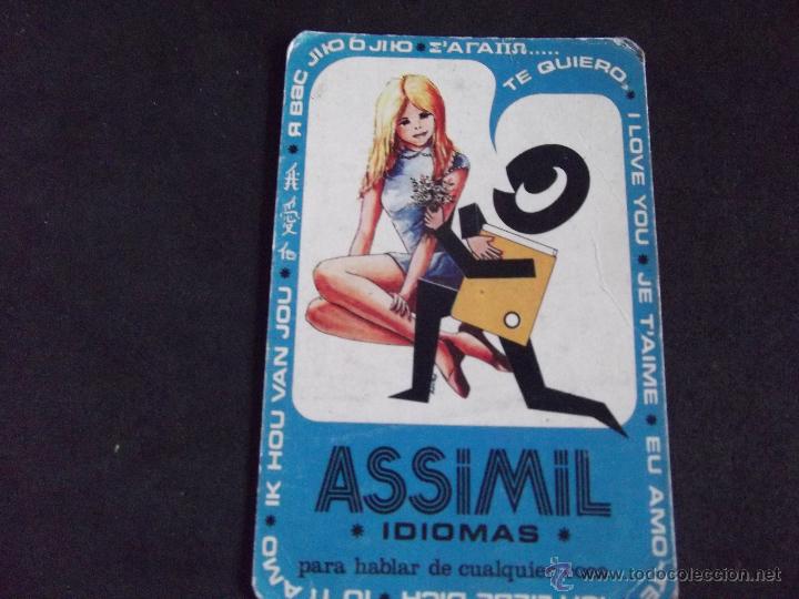 Calendars: CALENDARIOS-C2-1973-PUBLICIDAD-ASSIMIL-IDIOMAS
