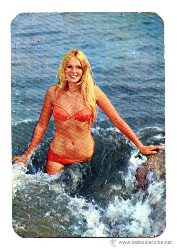 Calendars: Calendario de Chicas 1973 - SERIE - B - 4 PLAYA N&ordm; 2 - DLB. 49185