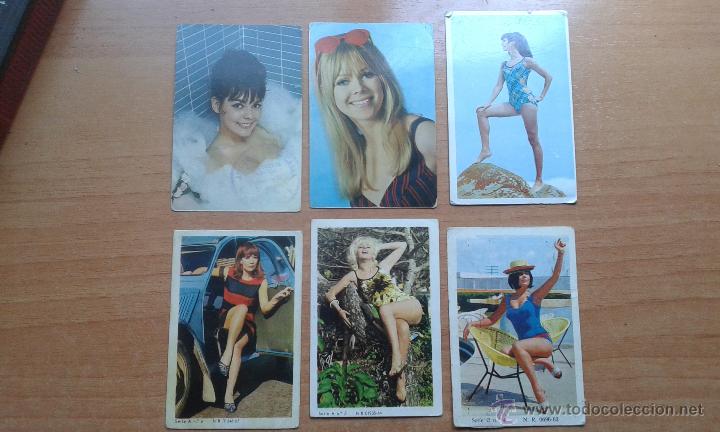 Kalender: lote de 9 calendarios de chicas a&ntilde;o 1969 varias series