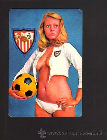 Kalender: Calendario de Bolsillo. Futbol. Chica. Sevilla . A&ntilde;o 1977