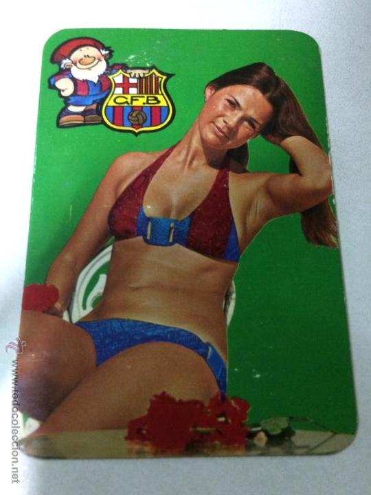 Kalender: CALENDARIO ER&Oacute;TICO FC BARCELONA, A&Ntilde;O 1975.