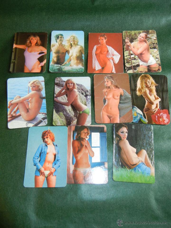 Calendars: LOTE 11 CALENDARIOS CHICAS CON SE&Ntilde;ALES 1972-1984
