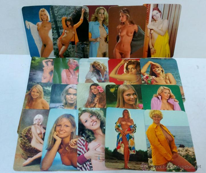 Kalender: LOTE 20 CALENDARIOS DE BOLSILLO EROTICOS A&Ntilde;OS 70.
