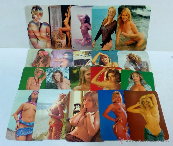 Kalender: LOTE 20 CALENDARIOS DE BOLSILLO EROTICOS, A&Ntilde;OS 70.