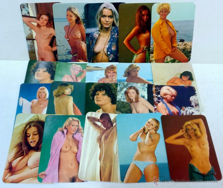 Kalender: LOTE 20 CALENDARIOS DE BOLSILLO EROTICOS, A&Ntilde;OS 70.