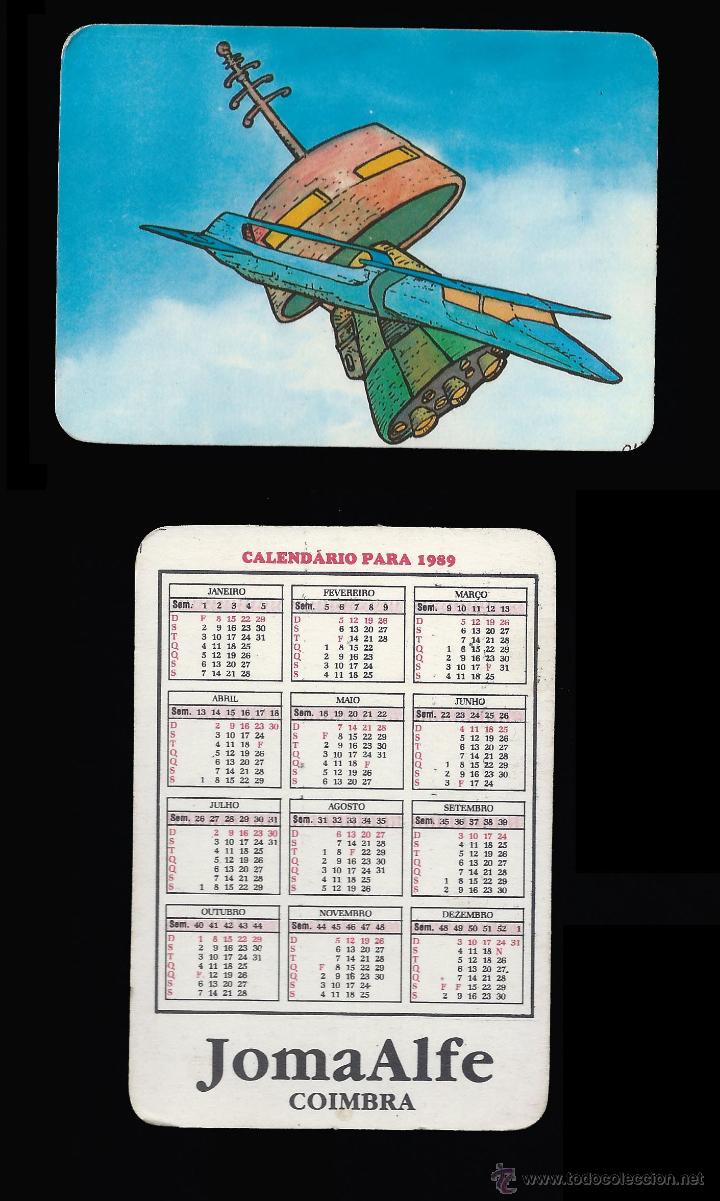 Calendars: JOMA ALFE - COIMBRA - CALENDARIO EDITADO EN PORTUGAL - 1989
