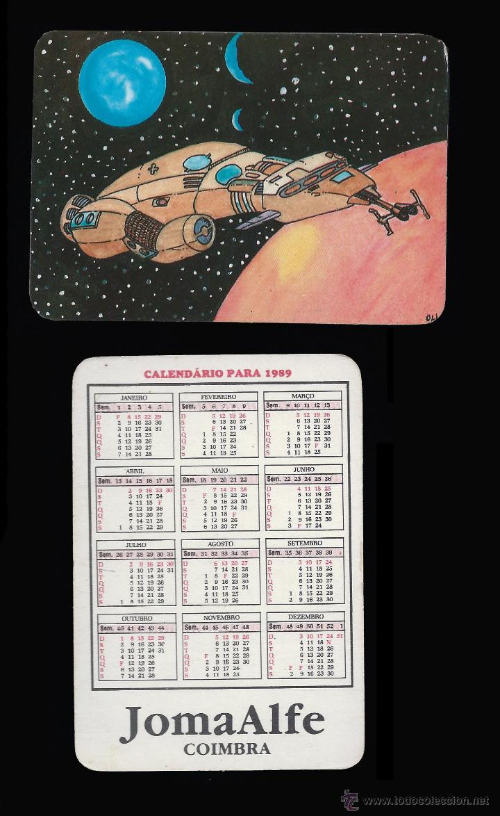 Calendars: JOMA ALFE - COIMBRA - CALENDARIO EDITADO EN PORTUGAL - 1989