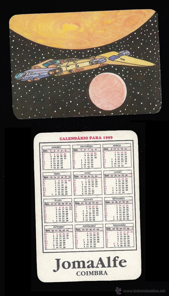 Calendars: JOMA ALFE - COIMBRA - CALENDARIO EDITADO EN PORTUGAL - 1989