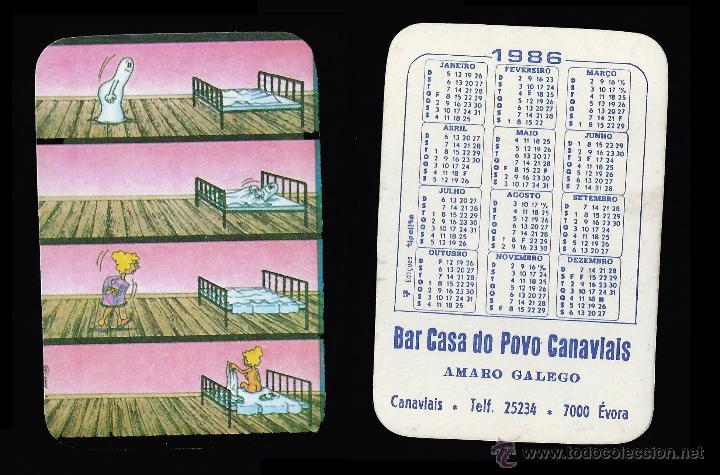 Calendars: CALENDARIO, PUBLICADO PORTUGAL, A&Ntilde;O:1989 - SERIE COMICOS
