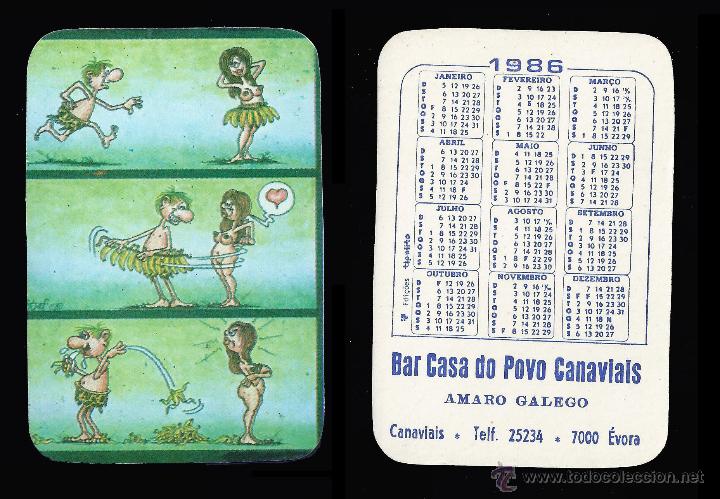 Calendars: CALENDARIO, PUBLICADO PORTUGAL, A&Ntilde;O:1986 - SERIE COMICOS