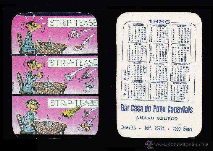 Calendriers: CALENDARIO, PUBLICADO PORTUGAL, A&Ntilde;O:1986 - SERIE COMICOS
