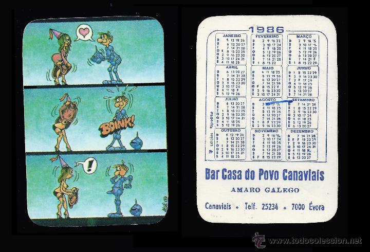 Calendriers: CALENDARIO, PUBLICADO PORTUGAL, A&Ntilde;O:1986 - SERIE COMICOS