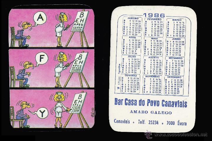 Calendriers: CALENDARIO, PUBLICADO PORTUGAL, A&Ntilde;O:1986 - SERIE COMICOS