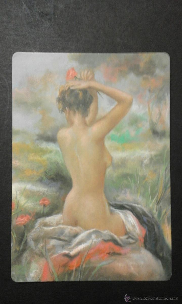 Kalender: 1 CALENDARIO SERIADO DE ** PINTURA DE CHICA -** - A&Ntilde;O 2001 - CON PUBLICIDAD