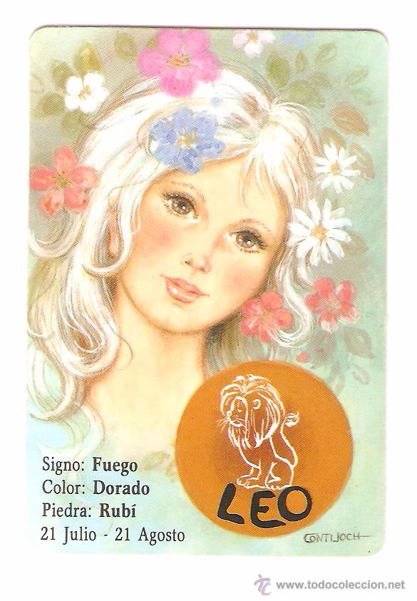Calendriers: CALENDARIO DE BOLSILLO DE SERIE A&Ntilde;O 1987  BO 5.115  HOR&Oacute;SCOPO - LEO  - DIBUJO DE CHICA