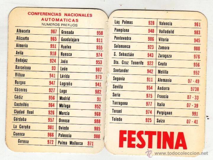 Calendarios: FESTINA 1976 - Foto 2