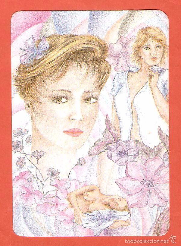 Calendriers: CALENDARIO DE BOLSILLO DE SERIE A&Ntilde;O 1988 MP 118 DIBUJO CHICA
