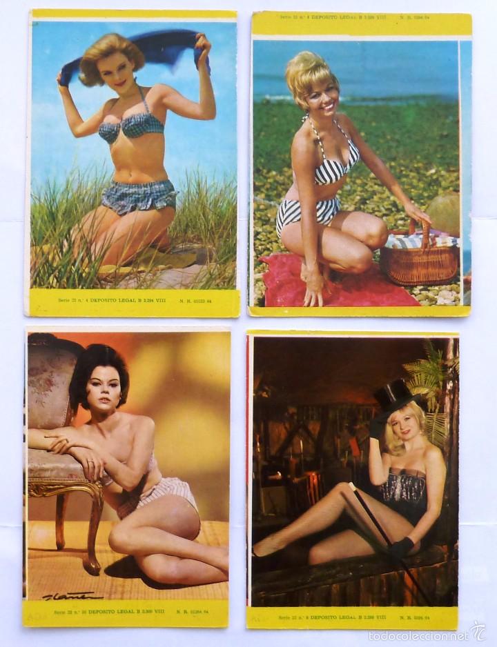 Calendriers: CALENDARIO DE BOLSILLO 1967. EROTICO. CHICAS. SERIE 22, N&ordm; 4, 8, 10 Y ?.  PRODUCTOS DOBLAS. MALAGA.