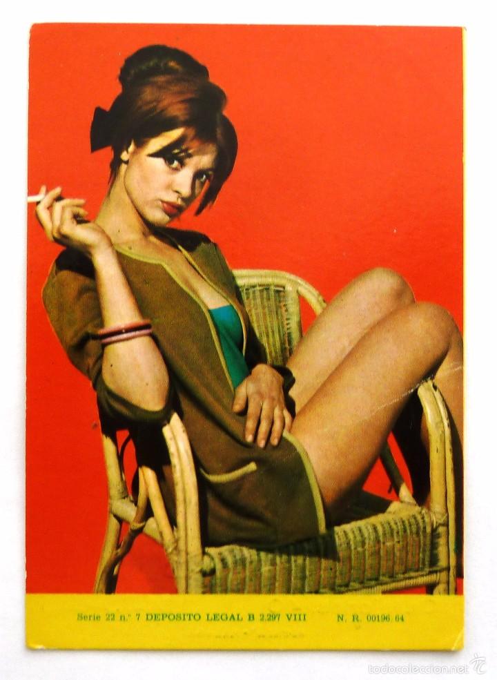 Calendriers: CALENDARIO DE BOLSILLO 1967. EROTICO. CHICAS. SERIE 22, N&ordm; 7. PUBLICIDAD PELUQUER&Iacute;A LUIS. MALAGA.