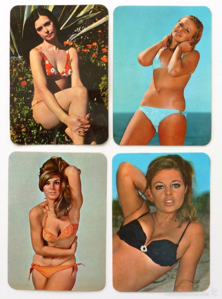 Calendriers: CALENDARIO DE BOLSILLO 1973. EROTICO. CHICAS. N&ordm; 22, 36, 38 Y 39.