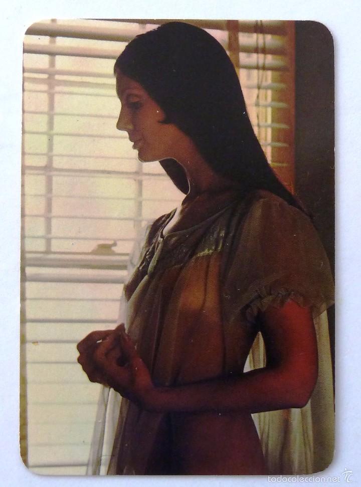 Calendars: CALENDARIO DE BOLSILLO 1975. EROTICO. CHICAS. GA-SERIE BO - 508. PUBLICIDAD GINEBRA GILKON&acute;S. ALCOY.