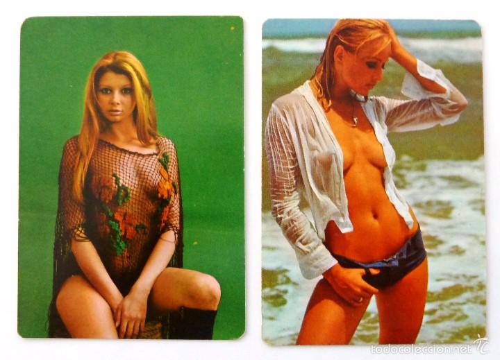 Calendriers: CALENDARIO DE BOLSILLO 1975. EROTICO. CHICAS. PUBLICIDAD PA&Ntilde;ERIAS ALVAREZ.