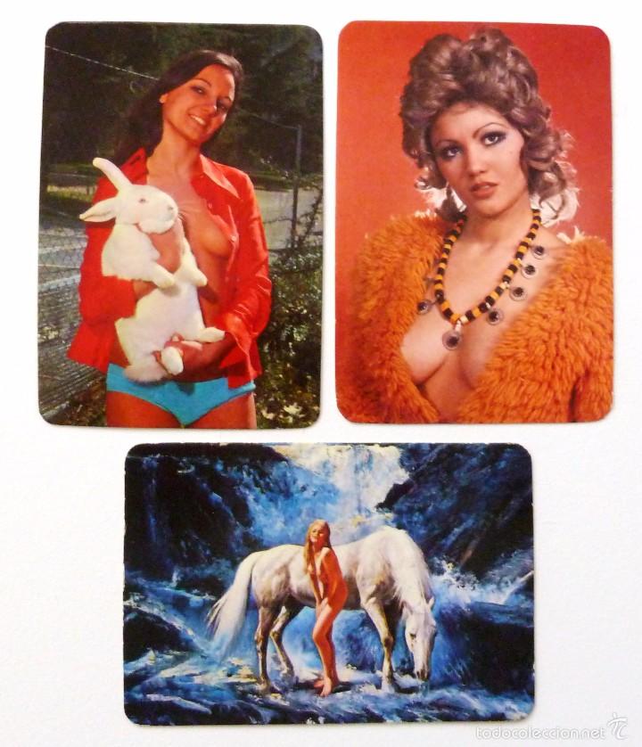 Calendriers: CALENDARIO DE BOLSILLO 1977. EROTICO. CHICAS. EDIT 565. N&ordm; 117-119-151.