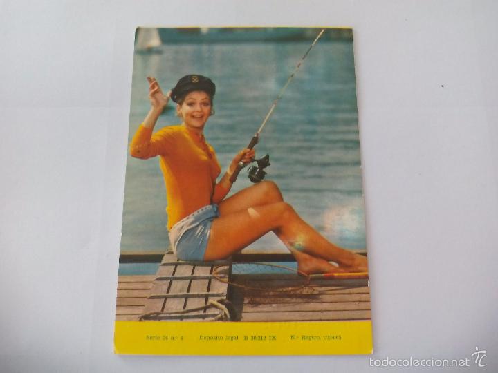 Calendriers: Antiguo calendario de bolsillo 1968. Serie 24 n&ordm; 4. Muebles Caparros, Pizarra, M&aacute;laga.Chica, Er&oacute;tico