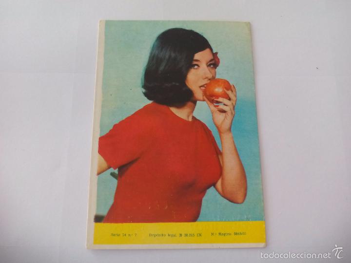 Calendriers: Antiguo calendario de bolsillo 1968. Serie 24 n&ordm; 7 Muebles Caparros, Pizarra, M&aacute;laga. Chica, Er&oacute;tico