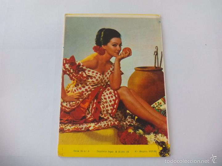 Calendriers: Antiguo calendario de bolsillo 1968. Serie 24 n&ordm; 6 Muebles Caparros, Pizarra, M&aacute;laga. Chica, Er&oacute;tico