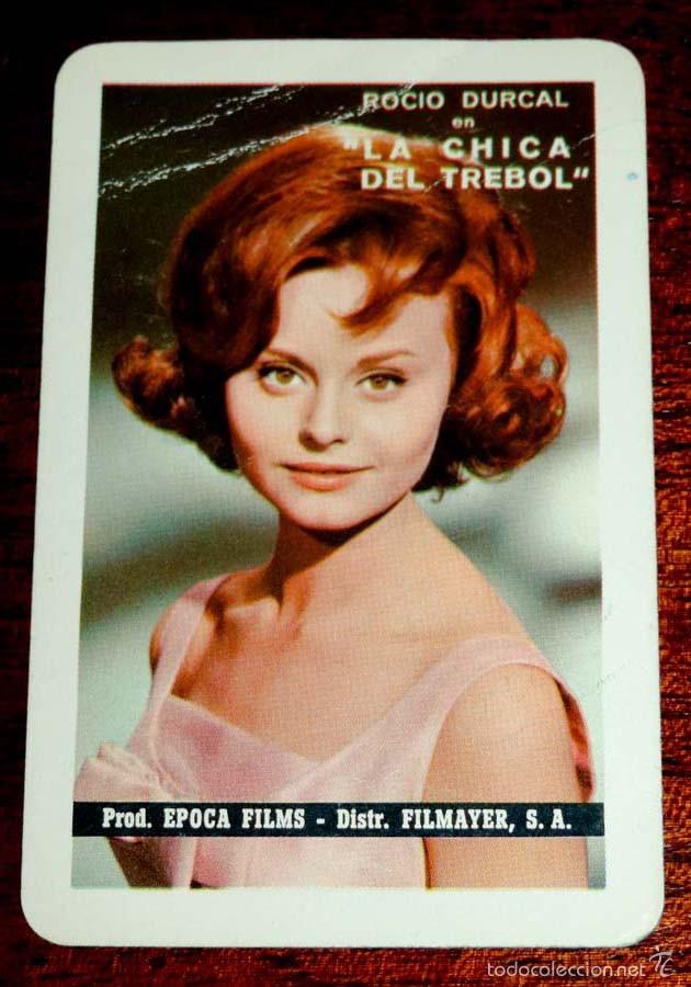 Calendriers: CALENDARIO FOURNIER 1964, ROCIO DURCAL LA CHICA DEL TREBOL, ALGUN DEFECTO TAL COMO SE PUEDE VER LAS