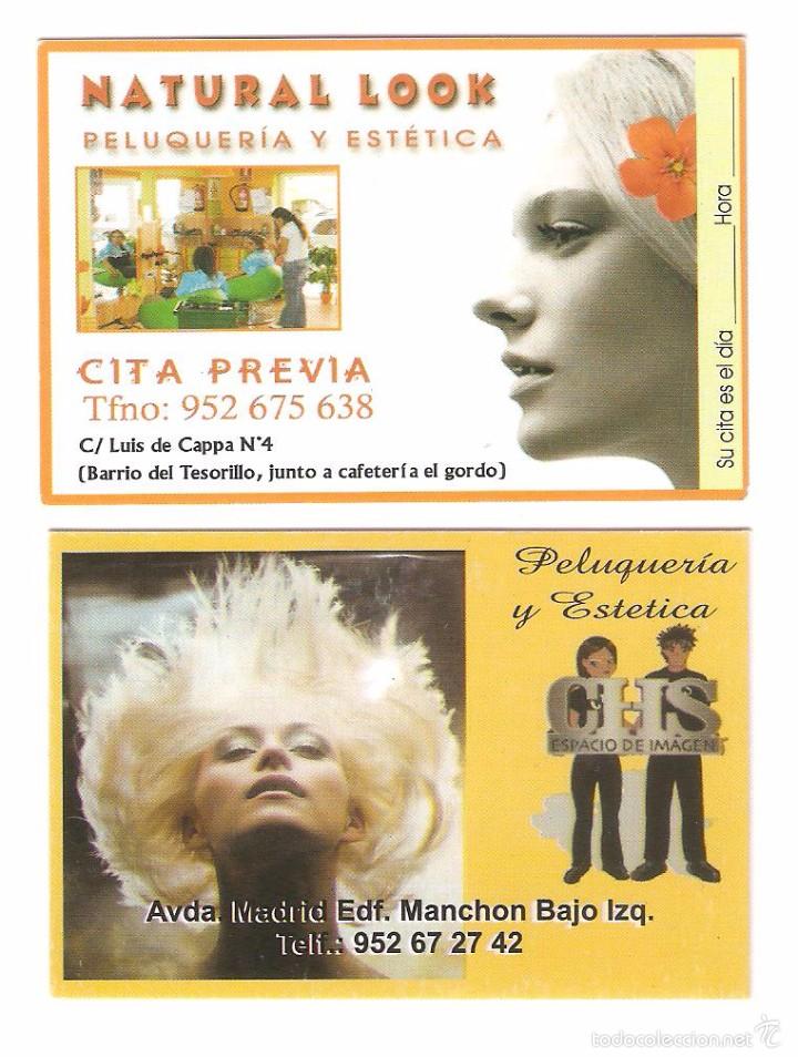 Calendriers: 2 CALENDARIOS  DE  BOLSILLO PUBLICITARIOS  A&Ntilde;O 2010  CHICAS - PELUQUER&Iacute;A Y EST&Eacute;TICA - MELILLA