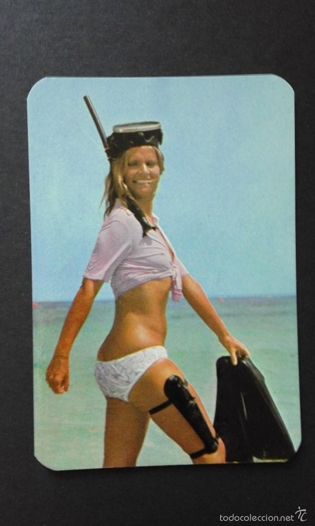 Calendriers: 1 CALENDARIO SERIADO DE ** CHICA ** - A&Ntilde;O 1974 - CON PUBLICIDAD