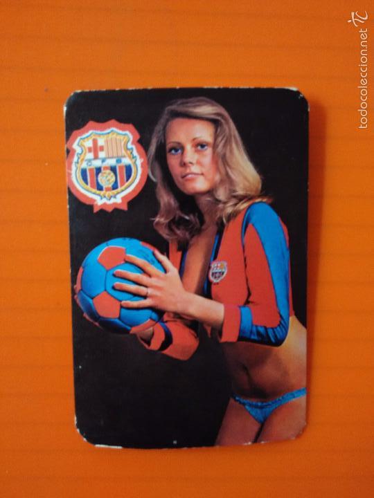 Kalender: CALENDARIO CHICA SEXY - FUTBOL - BARCELONA A&Ntilde;O 1977 SIN PUBLICIDAD TRASERA - MUJER