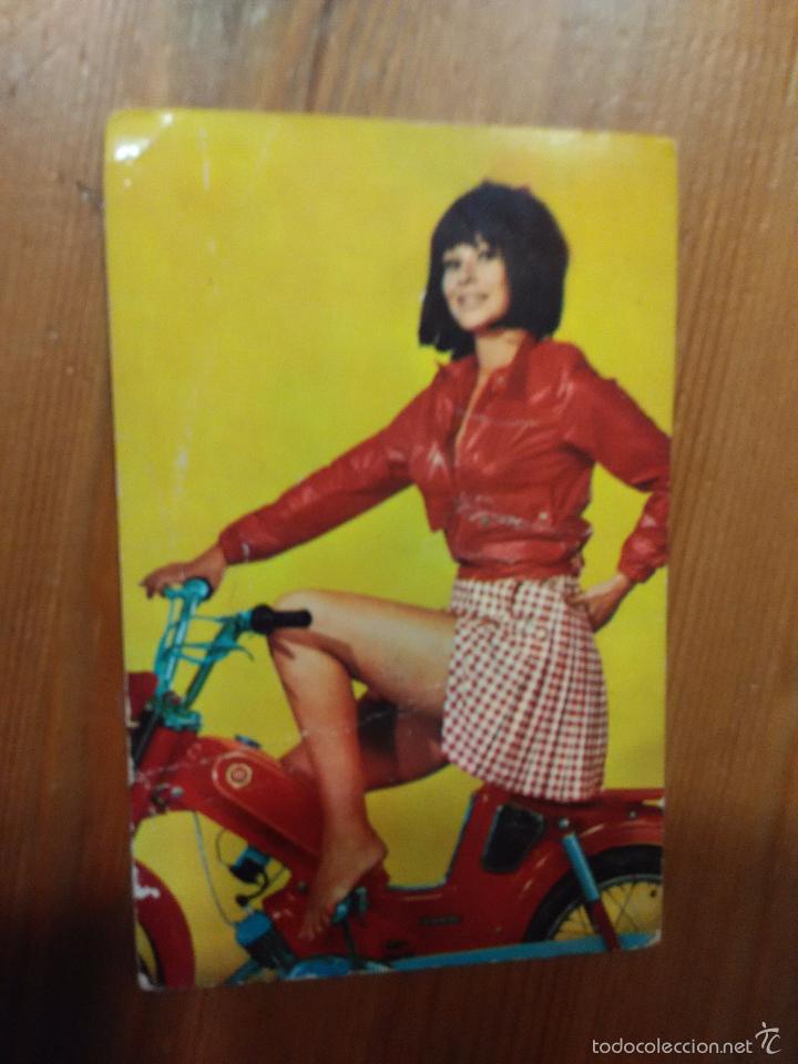 Kalender: Calendario bolsillo 1970 MOTOCICLETA MONTESA - chica sexy