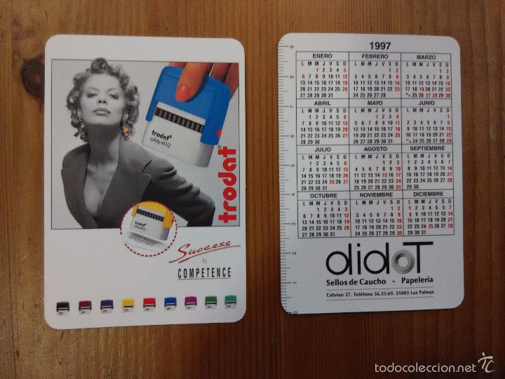 Kalender: CALENDARIO DE BOLSILLO - MARCA TRODAT - CHICA A&Ntilde;O 1997