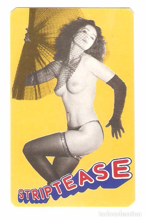 Calendars: CALENDARIO DE BOLSILLO A&Ntilde;O 1977  CHICA - STRIPTEASE - VER FOTO REVERSO